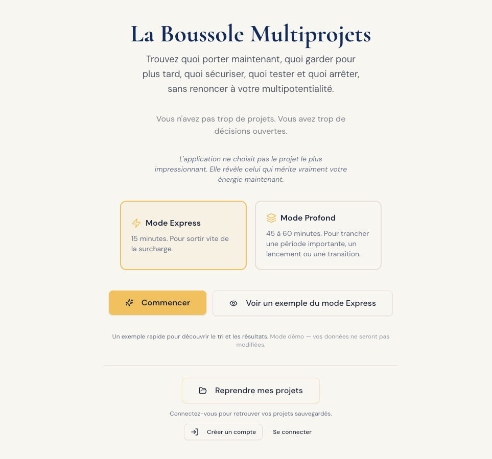 Boussole Multipotentiel OS